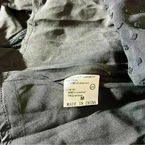 Fixmatti Women Ruffle Rompers Short Sleeve Chiffon Shorts Jumpsuit- M- NWOT - Picture 11 of 13